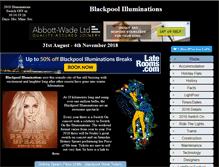 Tablet Screenshot of blackpool-illuminations.net